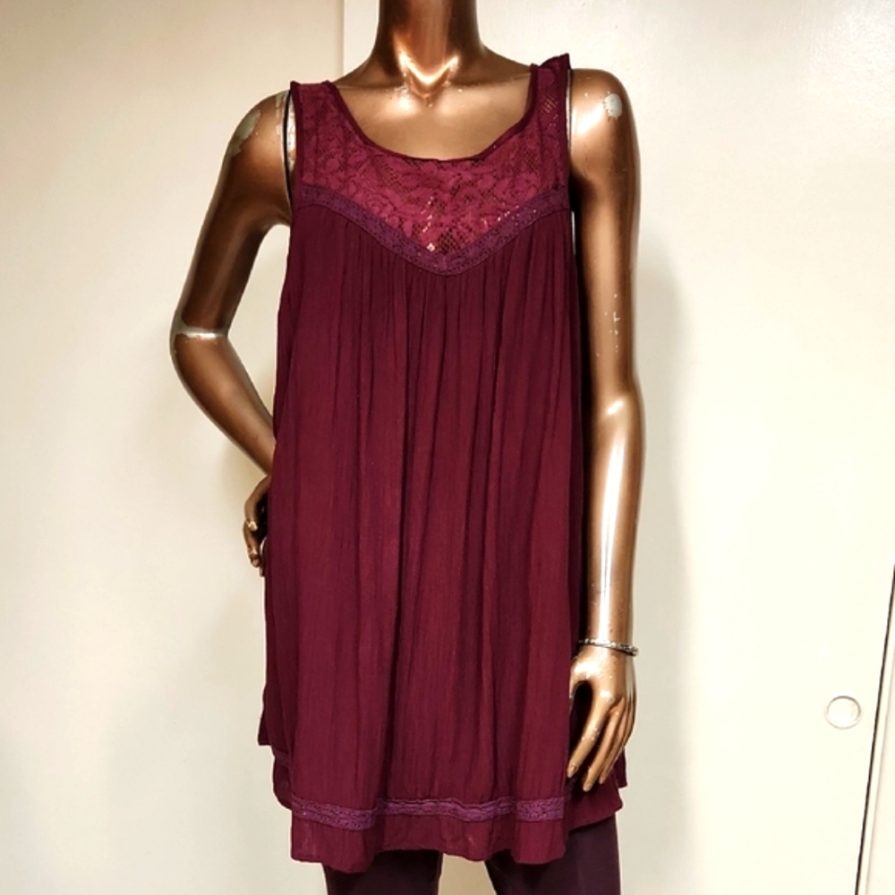 True Destiny Burgundy Midi Dress